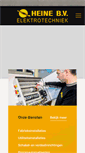 Mobile Screenshot of heine-elektrotechniek.nl